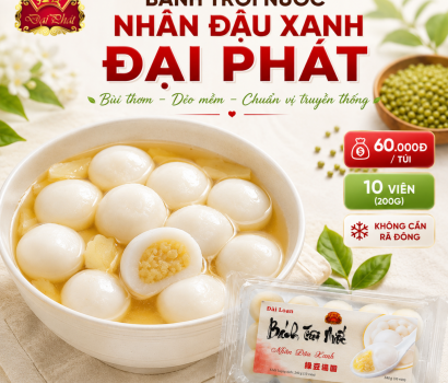 BÁNH TRÔI NƯỚC NHÂN ĐẬU XANH
