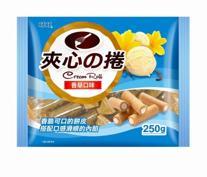 Bánh cuộn vị vani 250g