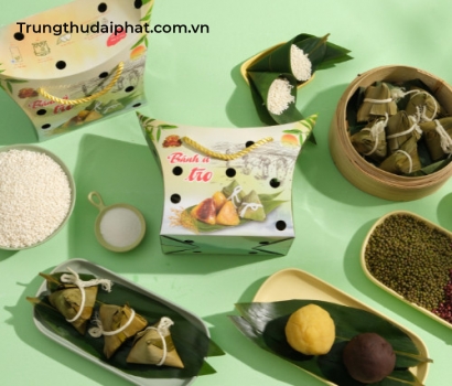 Bánh Ú Tro Mix (6 cái Đậu Xanh & 6 cái Đậu Đỏ)