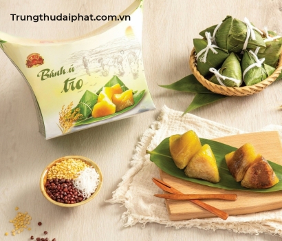 Bánh Ú Tro Mix (6 cái Đậu Xanh & 6 cái Đậu Đỏ)